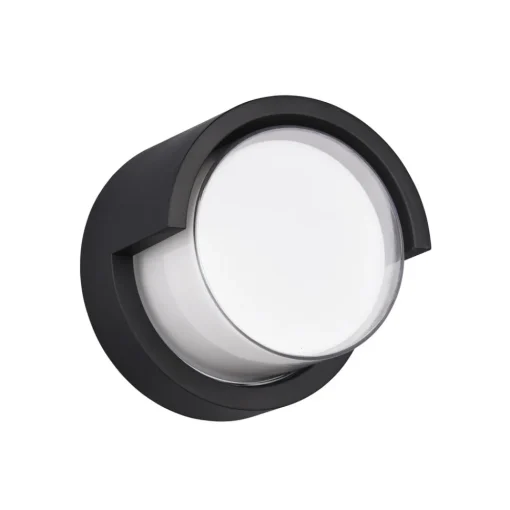 Reality Leuchten Utendørs LED-vegglampe Puno, IP54, rund Clearance