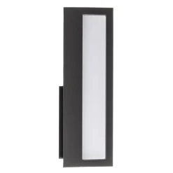 LUTEC Utendørs LED-vegglampe Qubo, 11 cm x 22 cm| Kommersiell Utebelysning|Vegglamper Utendørs