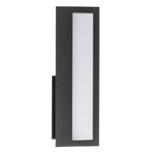LUTEC Utendørs LED-vegglampe Qubo, 11 cm x 22 cm| Kommersiell Utebelysning|Vegglamper Utendørs