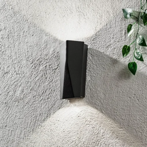 Trio Lighting Utendørs LED-vegglampe Tay i trykkstøpt aluminium| Kommersiell Utebelysning|Led-Utendørs