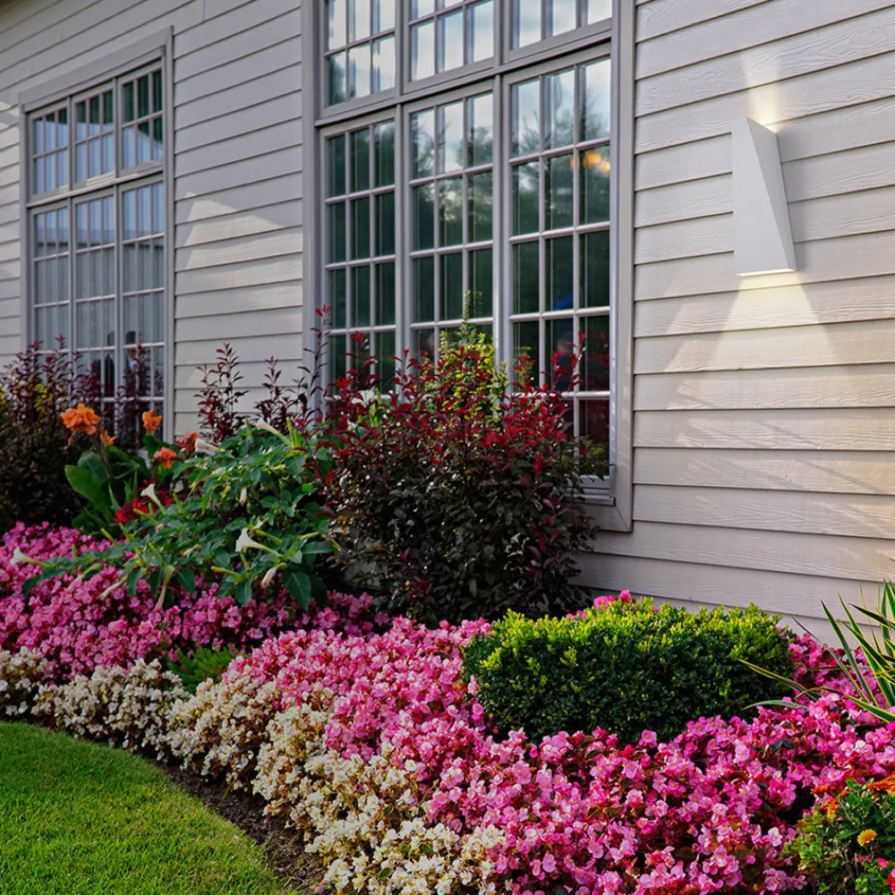 Maytoni Utendørs LED-vegglampe Times Square hvit Hot