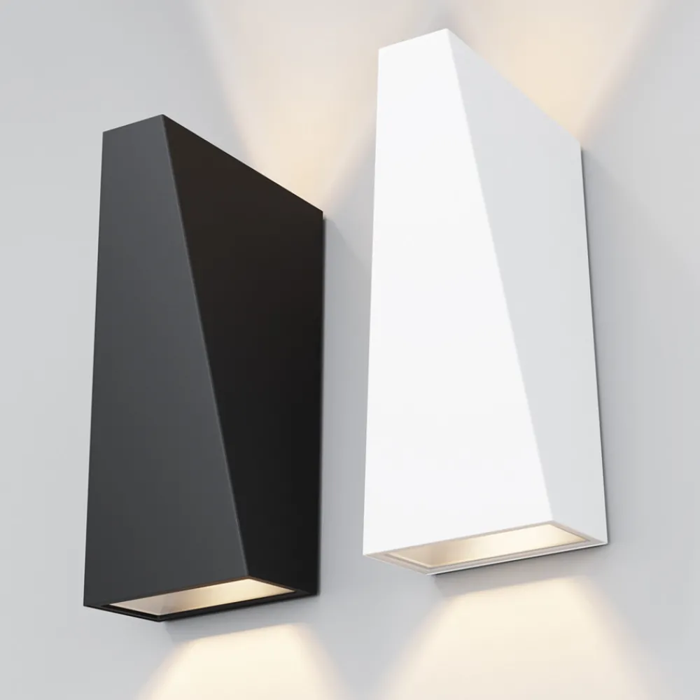 Maytoni Utendørs LED-vegglampe Times Square hvit Hot