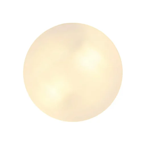 Globo Utendørs taklampe Vranos, sølvfarget, Ø 24 cm, aluminium| Terrassebelysning|Taklamper Utendørs