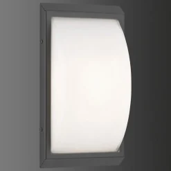 LCD Utendørs vegglampe 053 bevegelsessensor, grafitt| Vegglamper Med Sensor|Utebelysning Med Sensor