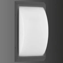 LCD Utendørs vegglampe 053 bevegelsessensor, grafitt| Vegglamper Med Sensor|Utebelysning Med Sensor