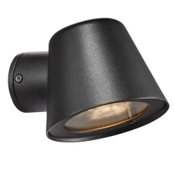 Nordlux Utendørs vegglampe Aleria, svart metall Outlet