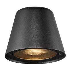 Nordlux Utendørs vegglampe Aleria, svart metall Outlet