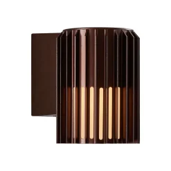 Nordlux Utendørs vegglampe Aludra Seaside, aluminium, metallisk brun| Vegglamper Utendørs
