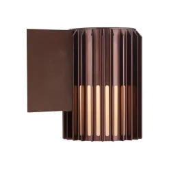 Nordlux Utendørs vegglampe Aludra Seaside, aluminium, metallisk brun| Vegglamper Utendørs