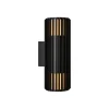 Nordlux Utendørs vegglampe Aludra Double Seaside, aluminium, svart Hot