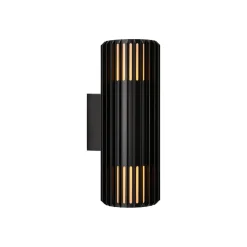 Nordlux Utendørs vegglampe Aludra Double Seaside, aluminium, svart Hot