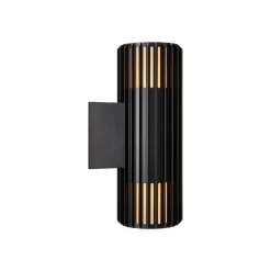 Nordlux Utendørs vegglampe Aludra Double Seaside, aluminium, svart Hot