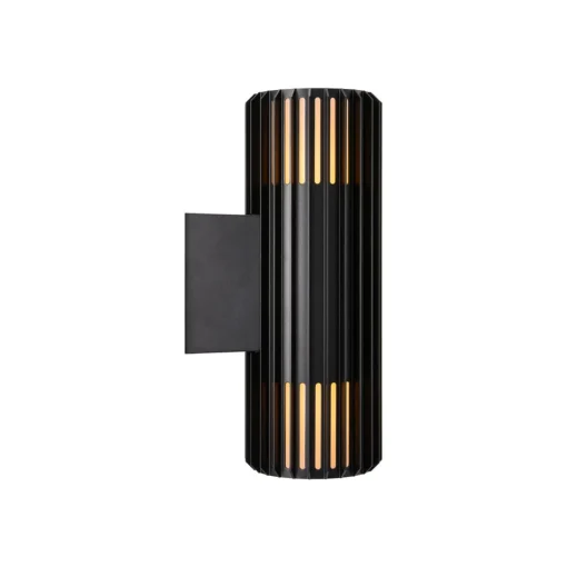 Nordlux Utendørs vegglampe Aludra Double Seaside, aluminium, svart Hot
