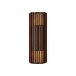 Nordlux Utendørs vegglampe Aludra Double Seaside, aluminium, brun metallic Outlet