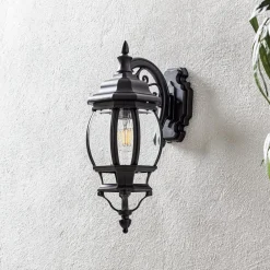K.S. Verlichting Utendørs vegglampe Andrew lanterne hengende, svart| Vegglamper Utendørs