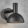 Nordlux Utendørs vegglampe Arki svart Ø 20 cm| Vegglamper Utendørs