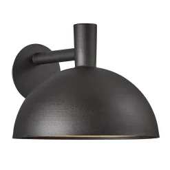 Nordlux Utendørs vegglampe Arki svart Ø 35 cm Best