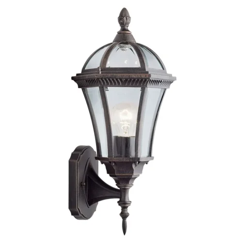 Searchlight Utendørs vegglampe Capri, oppovervent lykt| Vegglamper Utendørs