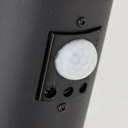 Brilliant Utendørs vegglampe Dody Sensor, svart, metall, plast Discount
