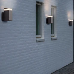 Nordlux Utendørs vegglampe Elm i moderne kantform Best