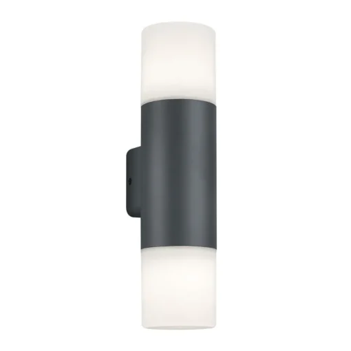 Trio Lighting Utendørs vegglampe Hoosic 2 lyskilder, antrasitt Online
