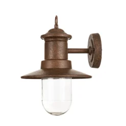 ORION Utendørs vegglampe Leonie vintage-brun Hot