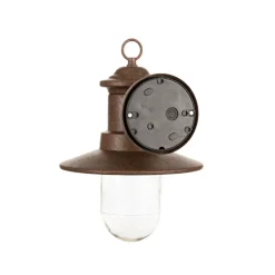 ORION Utendørs vegglampe Leonie vintage-brun Hot