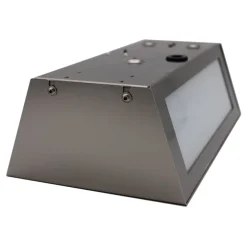 CMD Utendørs vegglampe Long i stål med sensor| Vegglamper Med Sensor|Utebelysning Med Sensor