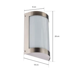 CMD Utendørs vegglampe Marco3 i stål Outlet