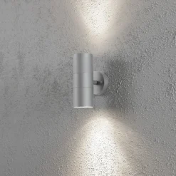Konstsmide Utendørs vegglampe New Modena 2 lyskilder grå
