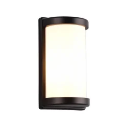 Reality Leuchten Utendørs vegglampe Puelo, støpt aluminium svart Sale
