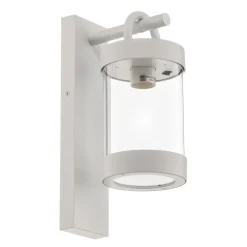 Trio Lighting Utendørs vegglampe Sambesi m skumringssensor, hvit| Vegglamper Utendørs