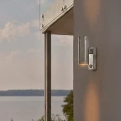 Nordlux Utendørs vegglampe Tin Maxi Double Sensor, galvanisert, IP54, GU10| Utebelysning Med Sensor|Utebelysning Med Sensor
