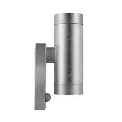 Nordlux Utendørs vegglampe Tin Maxi Double Sensor, galvanisert, IP54, GU10| Utebelysning Med Sensor|Utebelysning Med Sensor
