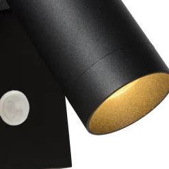 Lucide Utendørs veggspotlight Taylor Sensor, 1 lyskilde, svart Best