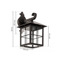 Lindby Utevegglampe Ida med 1 lys