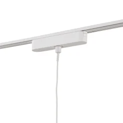 Lindby 48V Lumaro skinnesystem, pendel, rørpære, 3 lyskilder, hvit, CCT Online