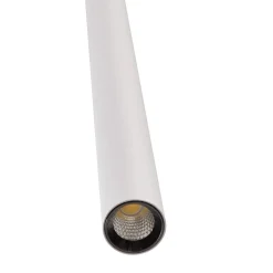 Lindby 48V Lumaro skinnesystem, pendel, rørpære, 3 lyskilder, hvit, CCT Online