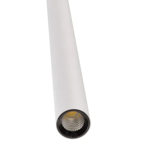 Lindby 48V Lumaro skinnesystem, pendel, rørpære, 3 lyskilder, hvit, CCT Online