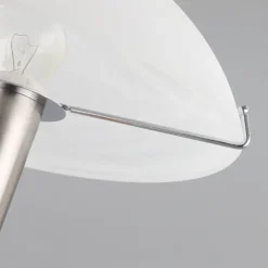 Lindby Vakker bordlampe Viola, nikkel matt| Bordlamper