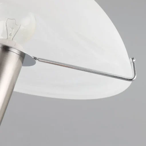 Lindby Vakker bordlampe Viola, nikkel matt| Bordlamper