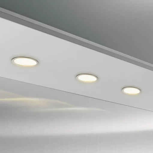 Evotec Varmhvit innfelt Cubic 68 LED-lampe i sett med tre