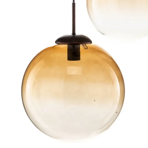 Globo Varus glasshengelampe i rav, 3 lyskilder Ø 51 cm Sale