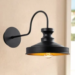 Opviq Vegglampe Berceste 182-A svart/gull| Vegglamper