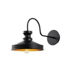 Opviq Vegglampe Berceste 182-A svart/gull| Vegglamper