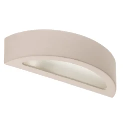 SOLLUX LIGHTING Vegglampe Bow opp/ned i keramikk, hvit, bredde 38 cm| Design- Og Hotellbelysning|Vegglamper