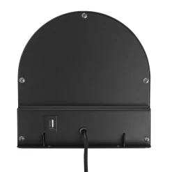 Nordlux Vegglampe Cody, med hylle og USB-port, svart| Vegglamper