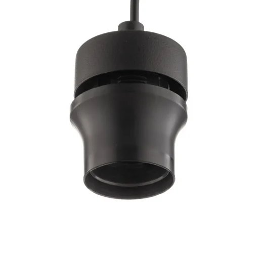 TK Lighting Vegglampe Cubus, svart/røykgrå, glass, 30 cm høy, E27 Clearance
