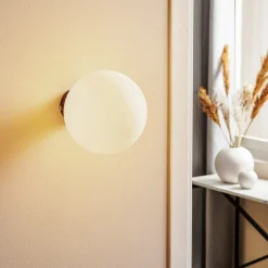 ALDEX Vegglampe Dione, veggfeste svart Discount