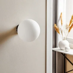 ALDEX Vegglampe Dione, veggfeste svart Discount